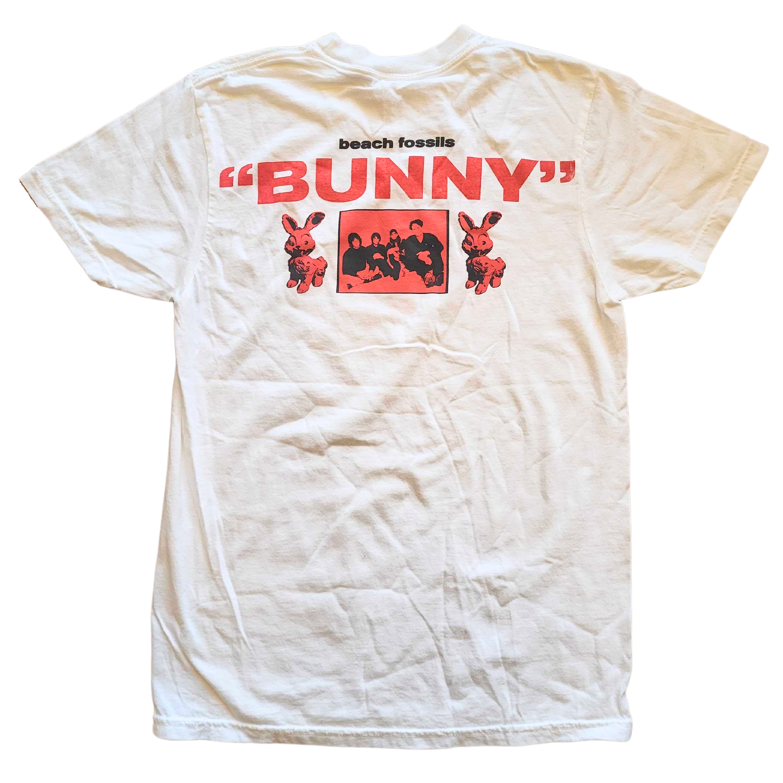Beach Fossils Bunny Motif T-Shirt