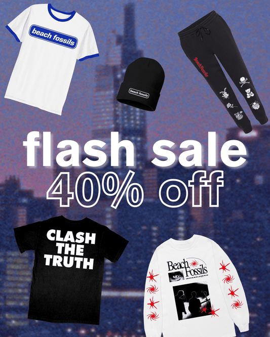 FLASH SALE 40% OFF BEACH FOSSILS SHIRTS