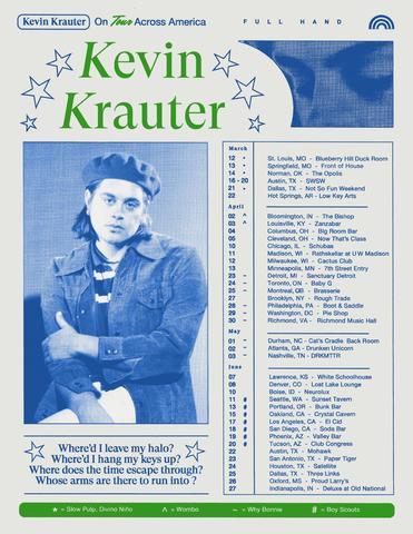 Kevin Krauter North American Tour Dates!