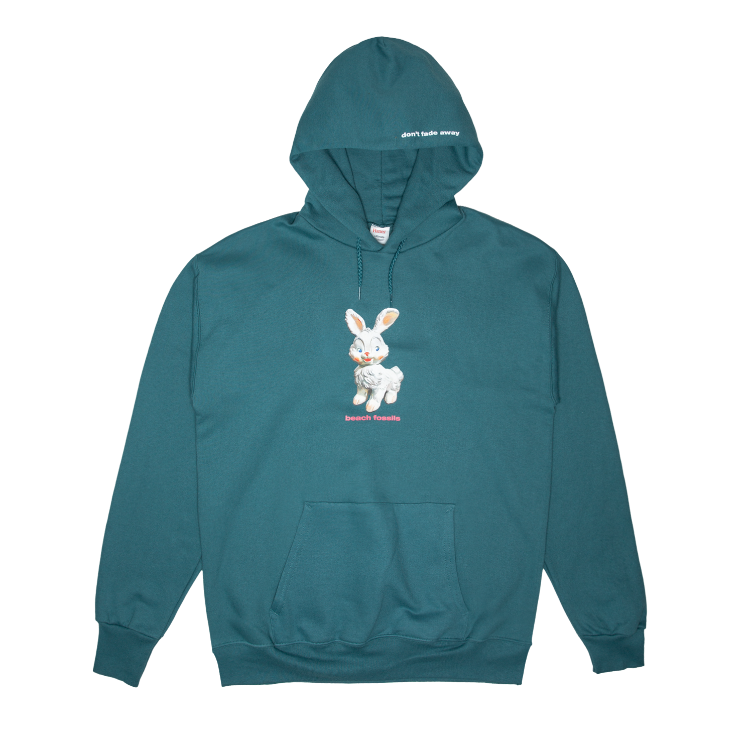 Beach Fossils Cactus Green Bunny Hoodie