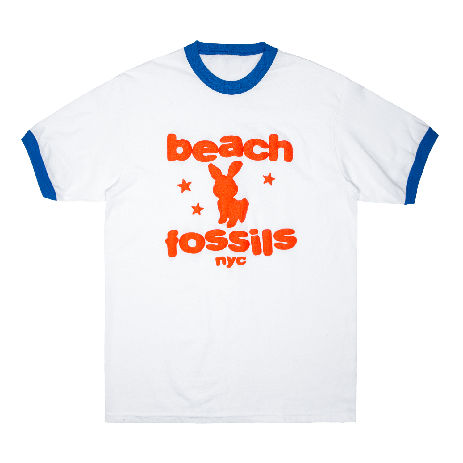 Beach Fossils Puff Print Ringer Tee