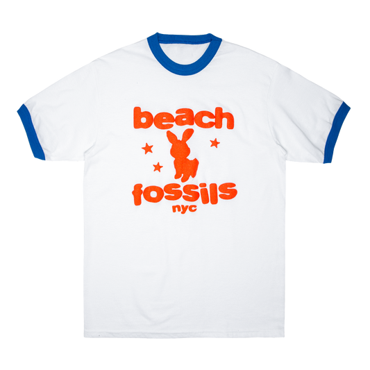 Beach Fossils Puff Print Ringer Tee