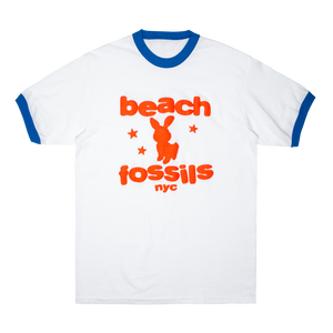 Beach Fossils Puff Print Ringer Tee