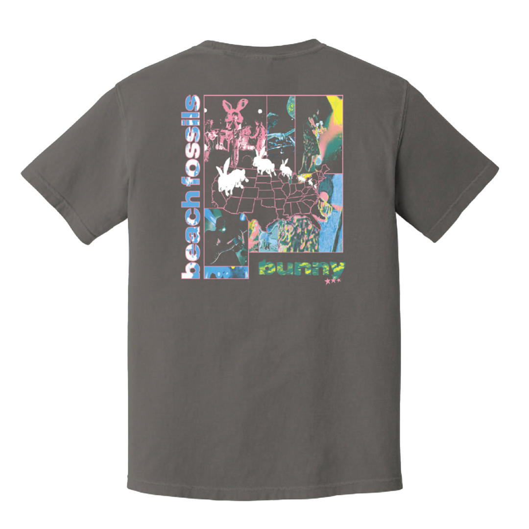 Beach Fossils Grey Bunny T-Shirt