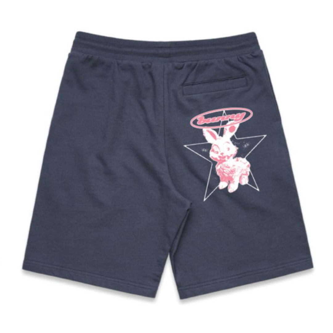 Beach Fossils Grey Star Bunny Shorts