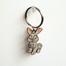 Load image into Gallery viewer, LIMITED Beach Fossils &#39;Bunny&#39; Die-cut Keychain
