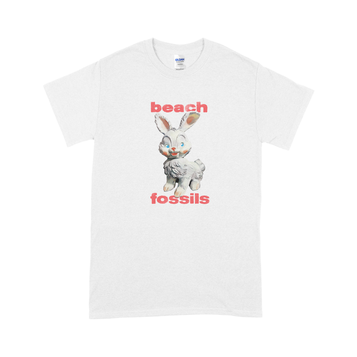 Beach Fossils White 'Bunny' T-Shirt