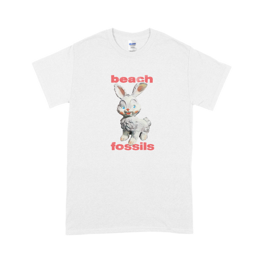 Beach Fossils White 'Bunny' T-Shirt