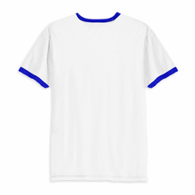 Load image into Gallery viewer, Beach Fossils Blue Logo Ringer T Shirt
