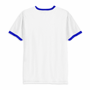 Beach Fossils Blue Logo Ringer T Shirt